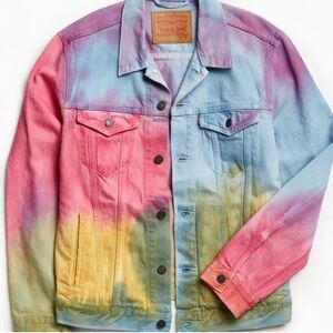 Levi's Colorful Tie-Dye Denim Jacket
